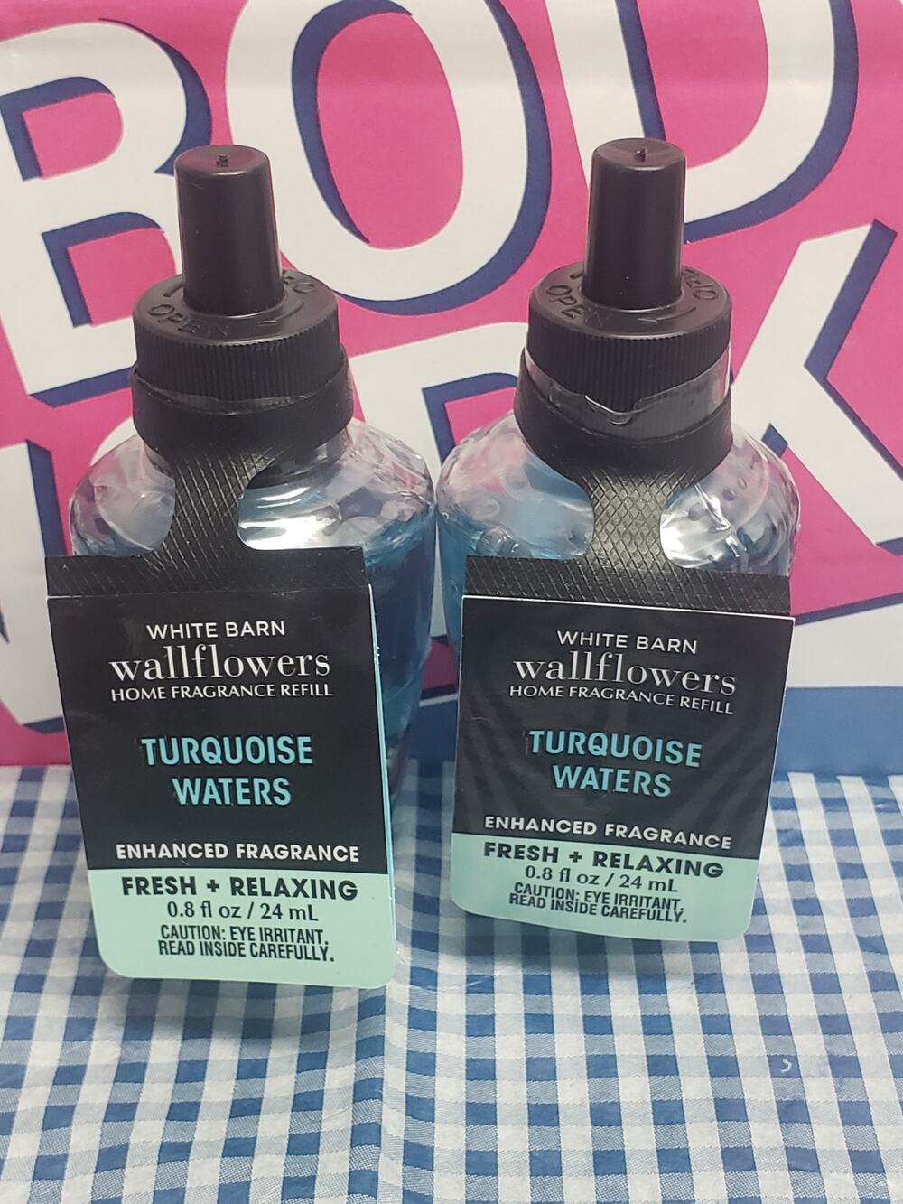 BBW Turquoise Waters ENHANCED FRAGRANCE FRESH & RELAXING Wallflower Refills
